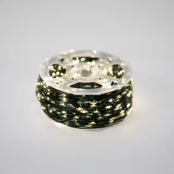 LED kültéri karácsonyi fényfüzér 1500xLED/230V, 8 üzemmód, 153 m, IP44, meleg fehér + távirányító