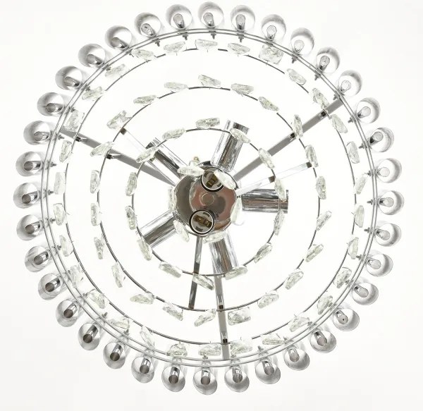 Brilagi - Felületre szerelhető csillár ECLIPSE 7xE14/10W/230V, átmérő 48 cm, ezüst