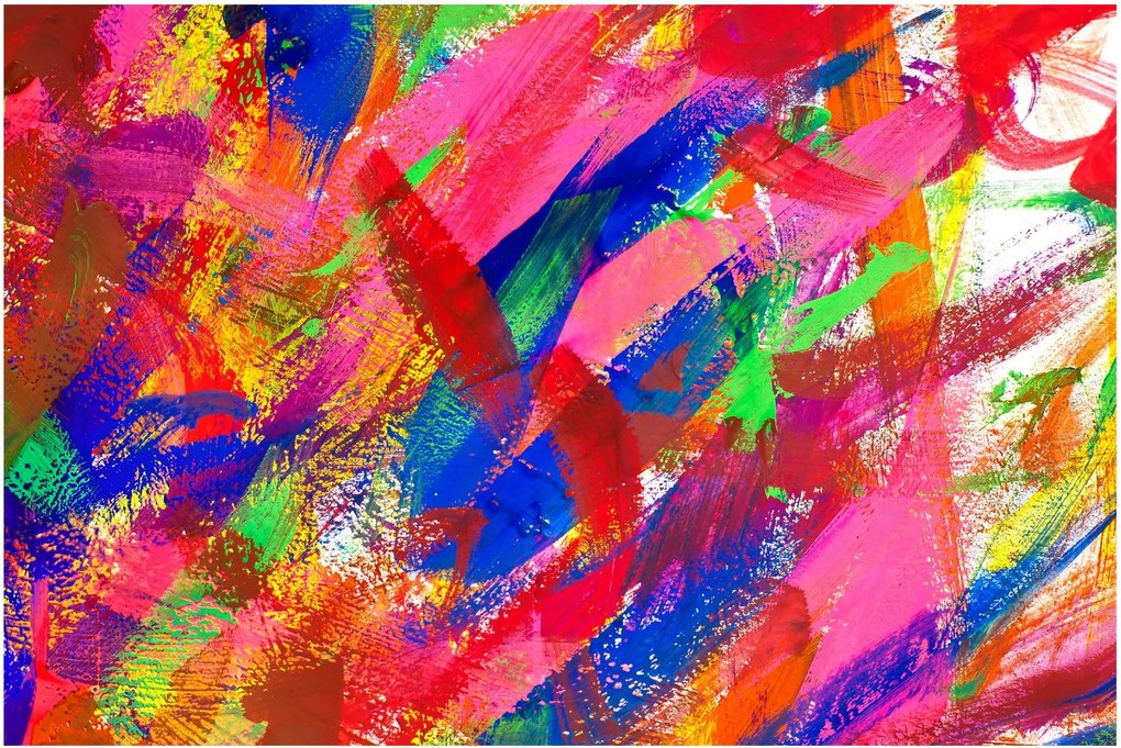 Kép - Színes absztrakció (90x60 cm)