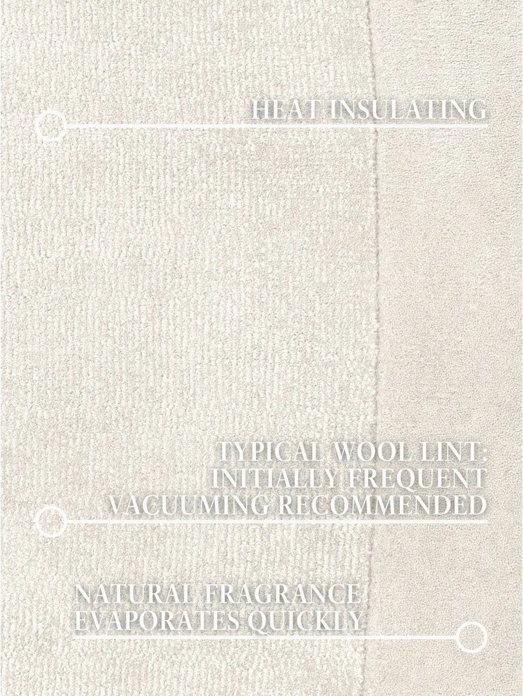 Krémszínű kézi szövésű gyapjúkeverék szőnyeg 125x200 cm Kari Organic – Villeroy&amp;Boch