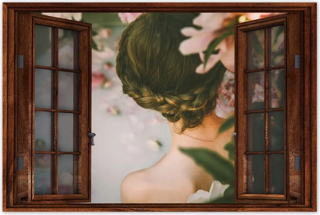 Poszterek 90x60 Tejfürdő Virágok