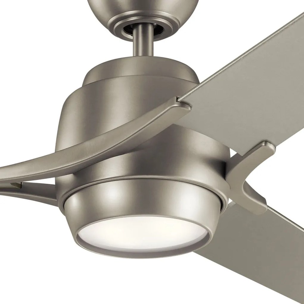 KICHLER KLF-ZEUS-60-BN ZEUS Ventilátoros lámpa Nikkel, Ezüst LED IP20
