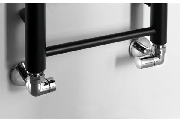 Sapho - DINA fürdőszobai radiátor, 335 W, 30 x 174 cm, matt fekete