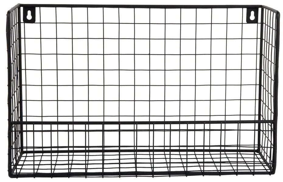 Fekete acél fali polc 40 cm Reja – PT LIVING