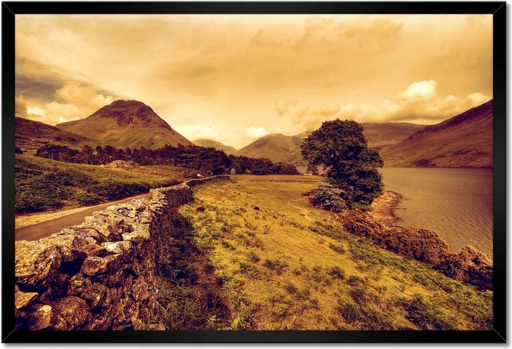 Poszterek keretben 60x40 Ír tájkép
