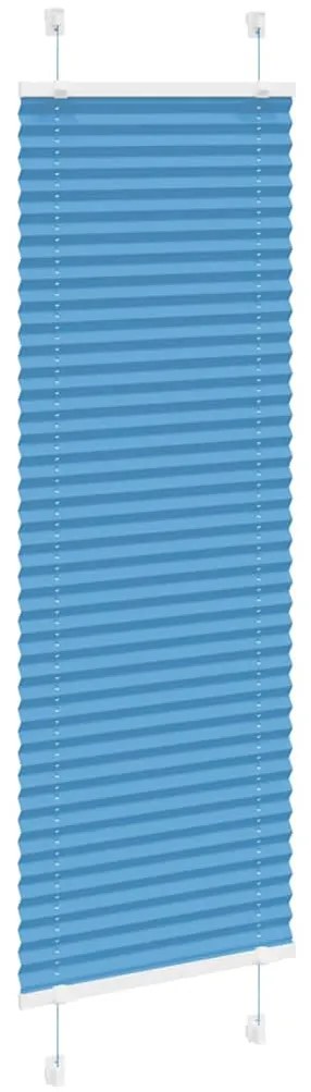 pliszírozott redőny kék 45x150 cm szövetszélesség 44,4 cm