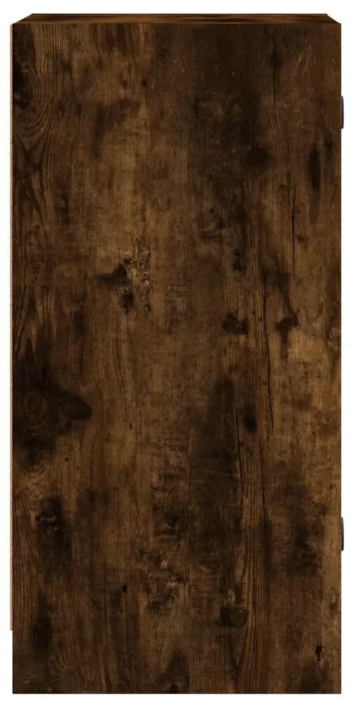 füstös tölgy színű kisszekrény üvegajtókkal 35 x 37 x 75,5 cm