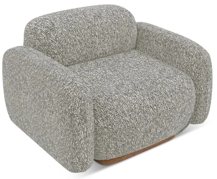 Szürke fotel Ailani – Makamii