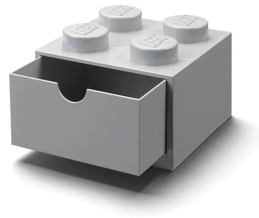 Brick szürke fiókos doboz, 15,8 x 11,3 cm - LEGO®
