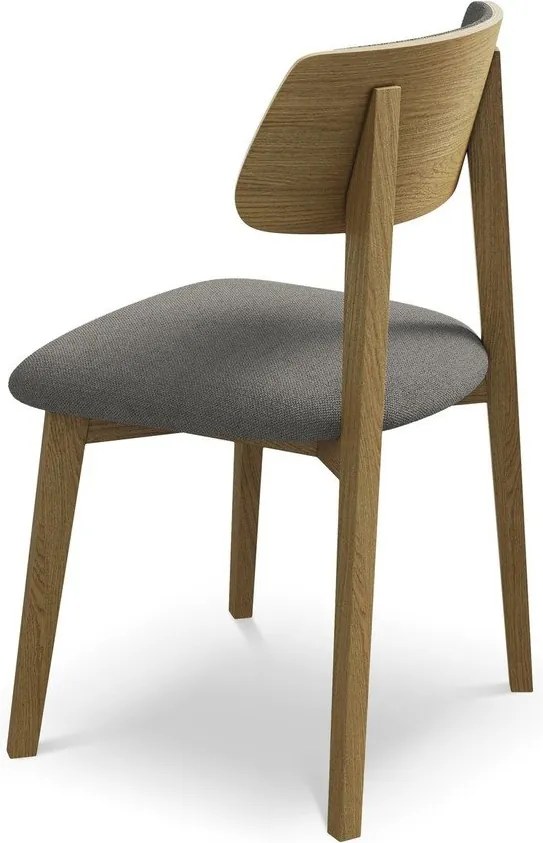 Szürke tömörfa étkezőszék Niu – Makamii