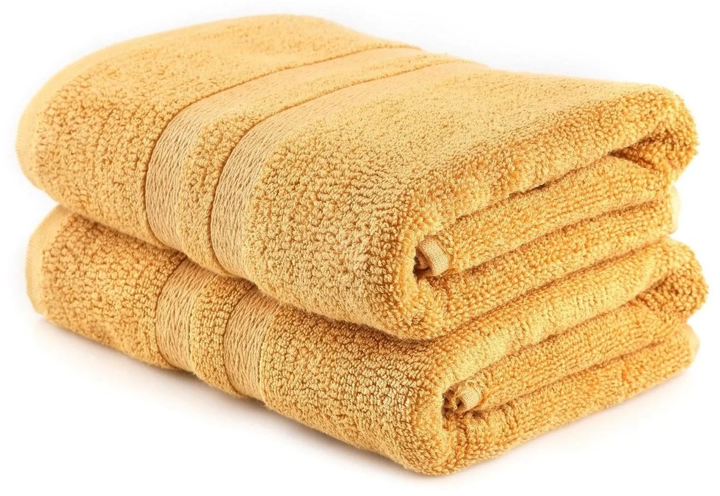 Kéztörlő Szett (2 db) Ayliz - Mustard