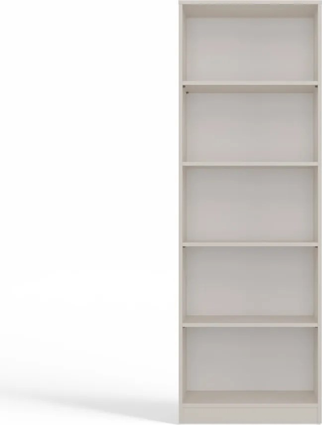 R60 polcos szekrény, könyvtartó, 60x182x30 cm, kasmír