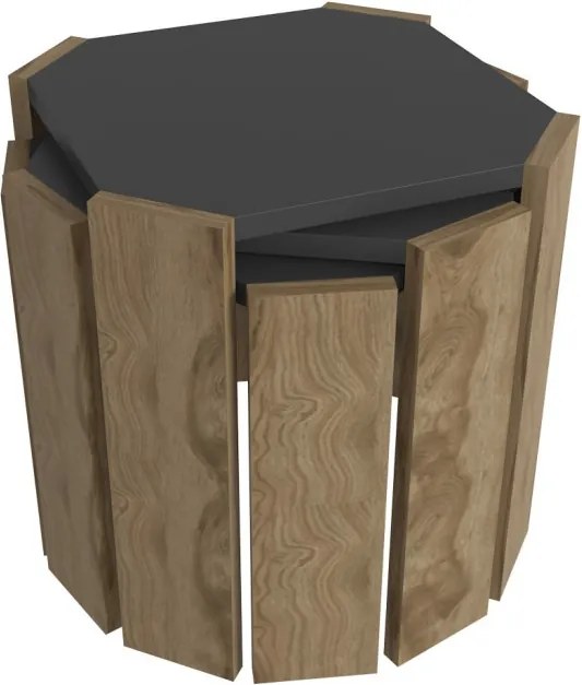 Lori - Anthracite, Walnut
