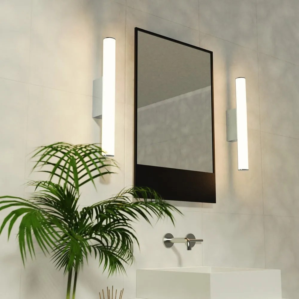 Caspio fekete falilámpa, hosszúság 60 cm - SULION