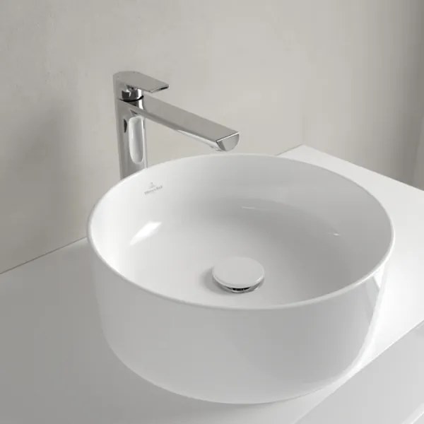 Villeroy & Boch 4A1840R1 - Ráülő mosdó COLLARO, átmérő 40 cm, kerámia/fehér