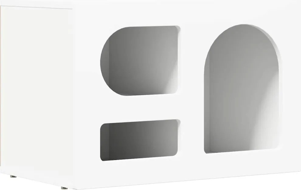 vidaXL TV szekrény Fehér 60 x 35 x 40 cm Faanyag