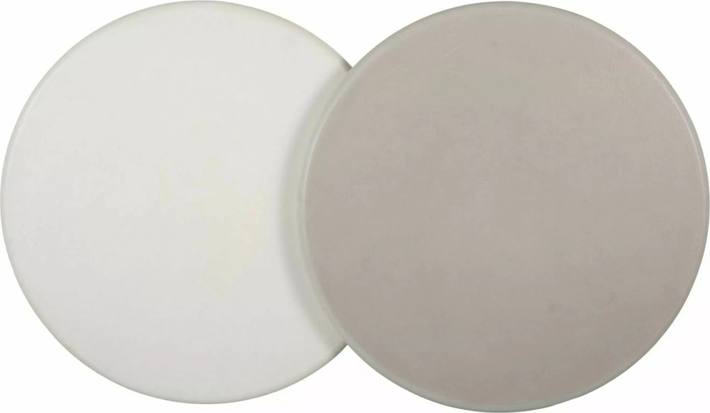 Clav kerek dohányzóasztal 60 cm - világosszürke