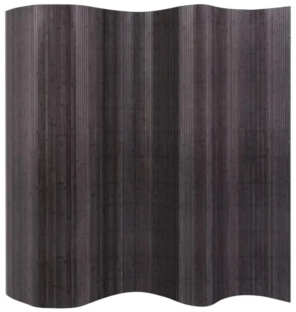 szürke bambusz paraván 250 x 165 cm