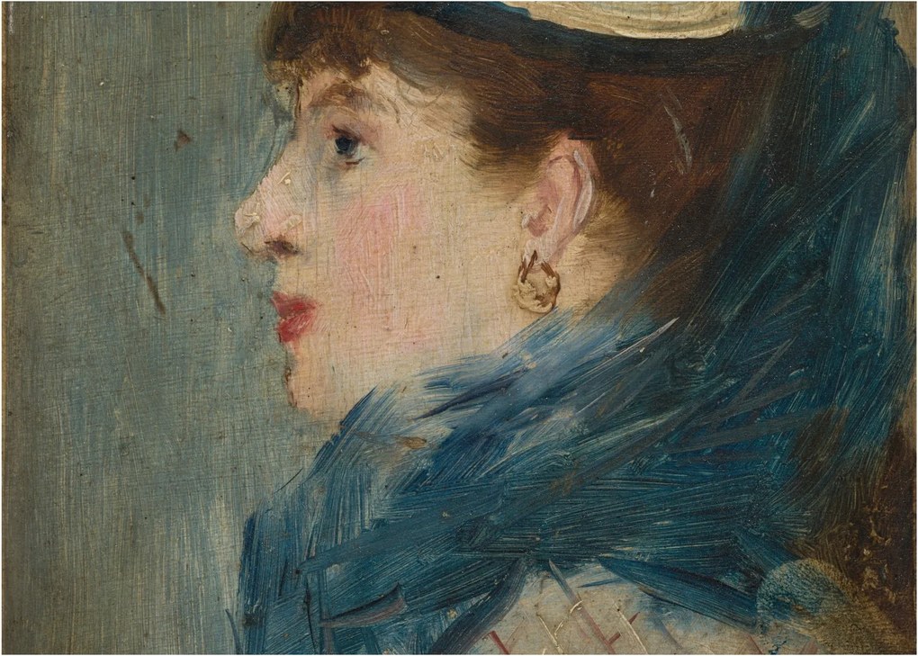Üveg kép - Edouard Manet, Portrait of a Lady, reprodukciók (70x50 cm)