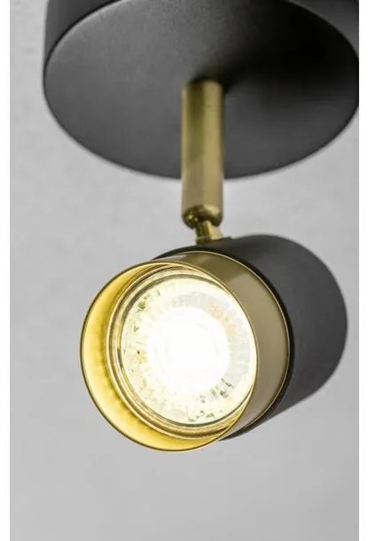 Lámpa Mennyezeti lámpatest ORIO, aluminium, 11.6x5.6x11.5, IP20, 1*GU10, max. 50W, kör, fekete