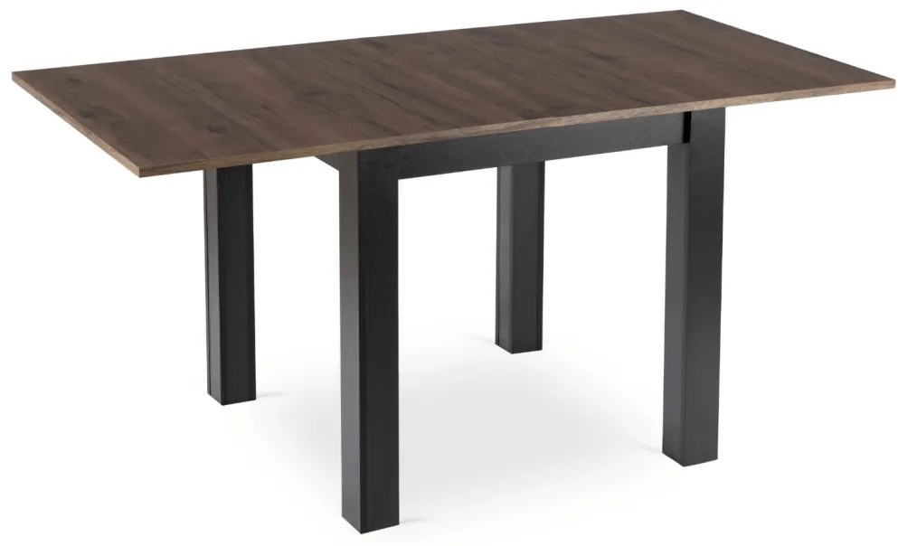 MAX bővíthető étkezőasztal 80–160 cm, dió/fekete színben