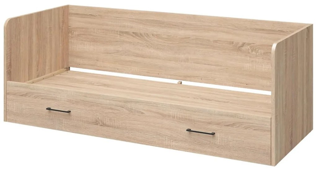 Egyszemélyes széthúzható ágy 80 cm Tetrix 13 (szonoma tölgy) (tárolóhellyel). 1098495