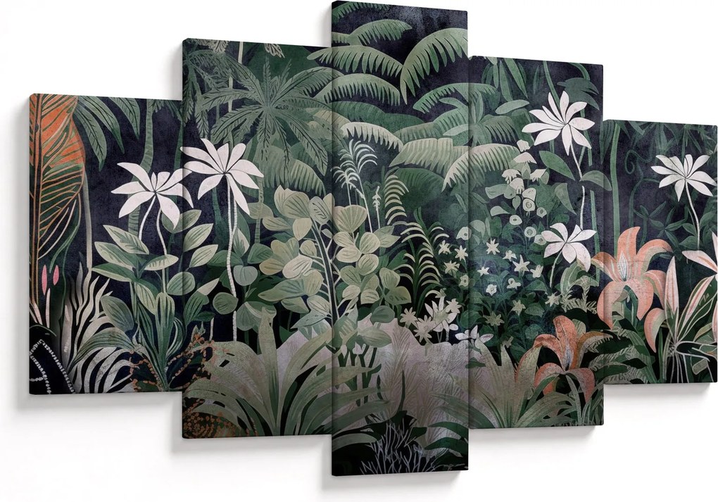 Kép - Festett dzsungel minta (150x105 cm)
