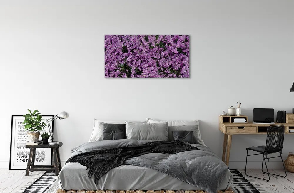 Canvas képek lila virágok 140x70 cm