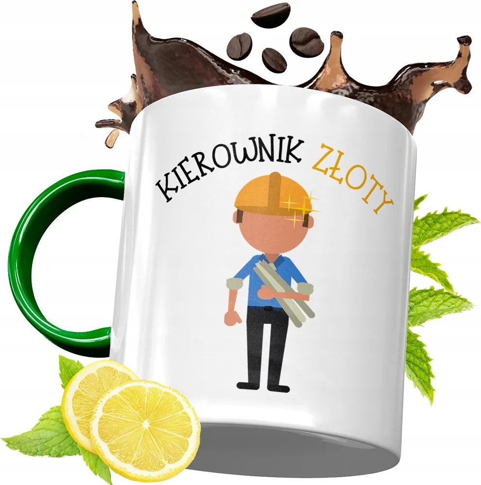 Zöld Bögre Építőknek Születésnapra Ajándék fényképes nyomtatással