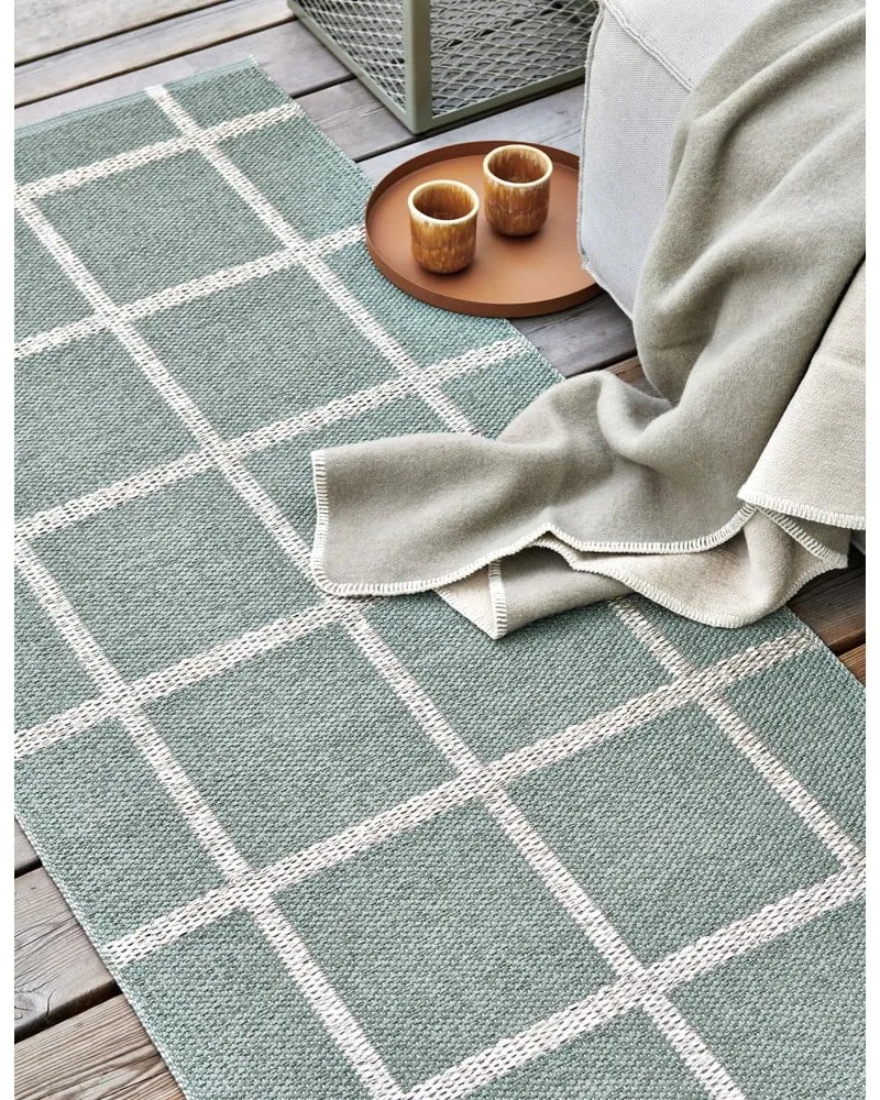 Szürkésbézs gyapjúkeverék takaró 140x200 cm Ylva Dark Linen – Pappelina