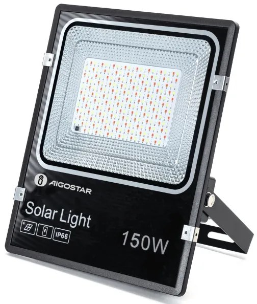 Aigostar - LED RGB állítható fényerőjű napelemes reflektor LED/150W/3,2V IP66 +