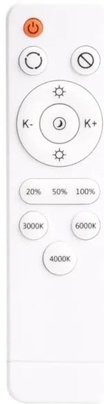 LED állítható fényerejű DESERT mennyezeti lámpa, DO, 72W, 230V