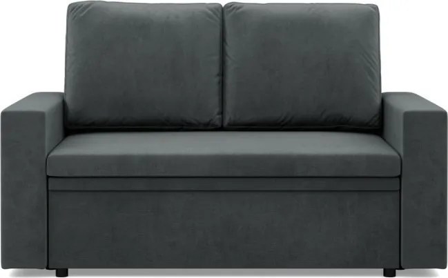 Zeus kanapé, bársony, hab töltet, egyenes kartámasz, szürke