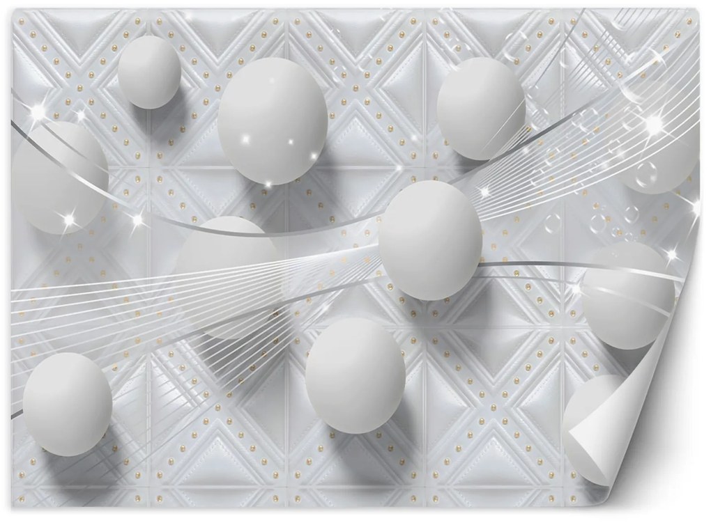 Gario Fotótapéta Gömbök a textúrán Anyag: Vlies, Méret: 400 x 280 cm
