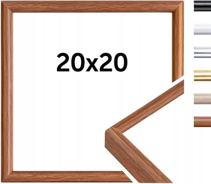 Doerr Fa Keret 20x20 cm képkeret (13x13 cm keret, támasztóláb)