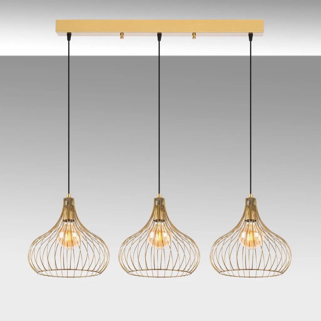 Teldamla fém függőlámpa, Ø22 cm – TR942FLG1605