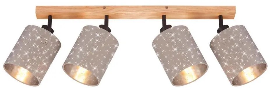 Briloner Briloner 2078-041 - Spotlámpa SPOTLIGHT 4xE27/25W/230V bézs BL1718