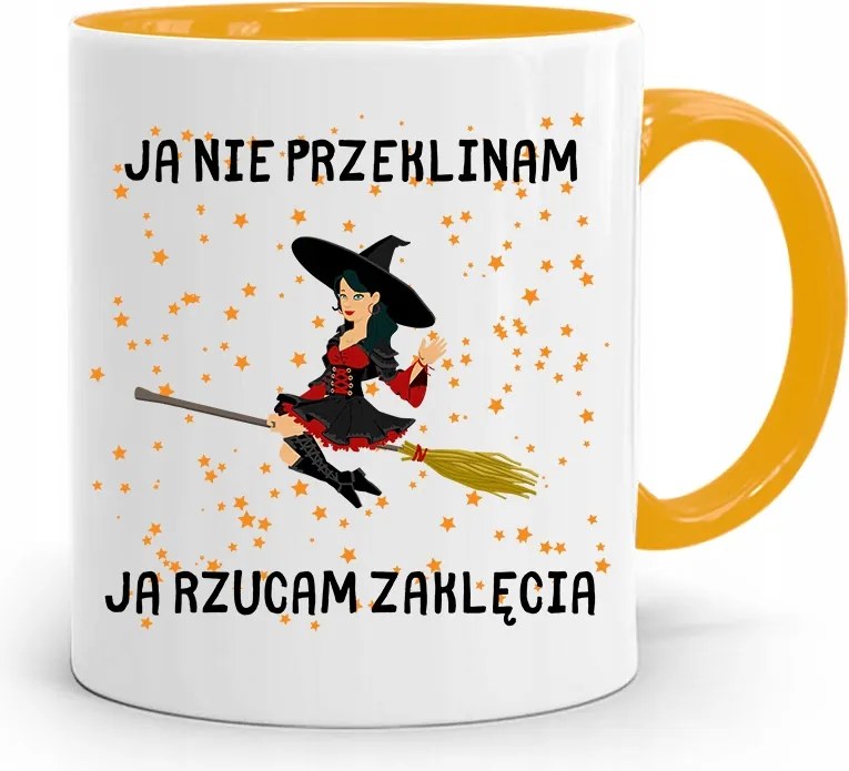 Sárga Vicces Bögre Én Nem Átkozom A fényképes nyomatot