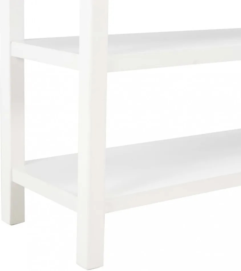 fehér MDF tálalószekrény 110 x 35 x 80 cm