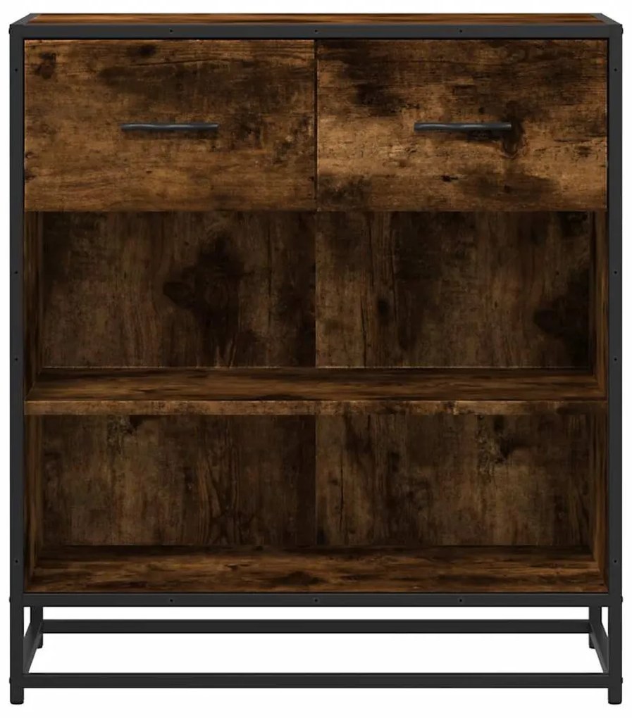 komód füstölt tölgy 68x35x76 cm Gépelt fa