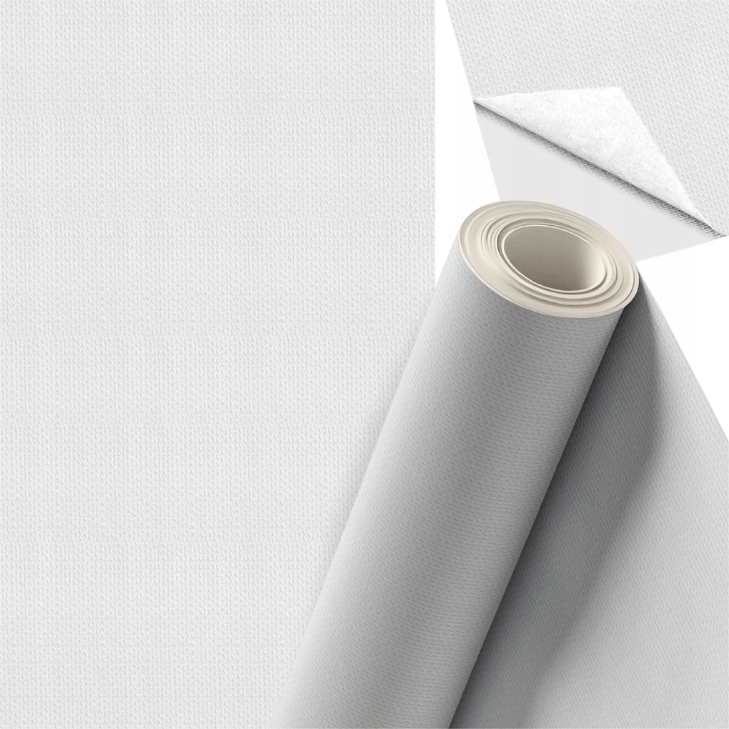 Öntapadós fali tapéta tekercsben furnér ragasztóval 10 m x 45 cm Fehér