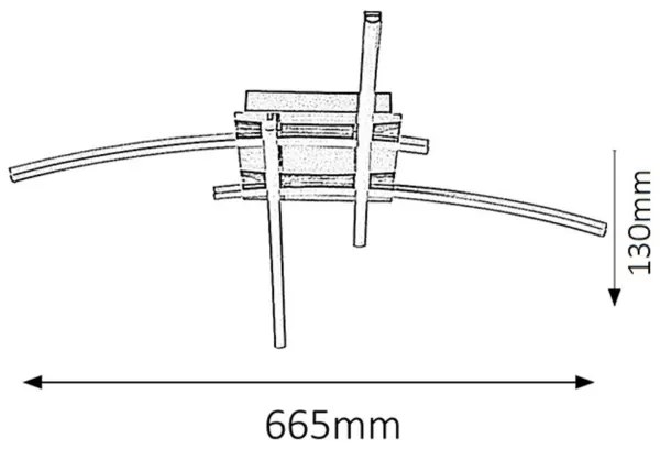 Rabalux 2503 - LED Mennyezeti lámpa ALEXIS 4xLED/6W