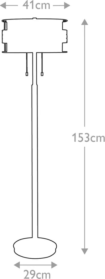 Quoizel LAGUNA QZ-LAGUNA-FL-A Állólámpa 2x60W/E27