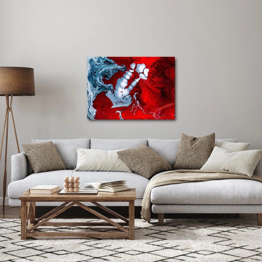 Absztrakt foltok képe (70x50 cm)
