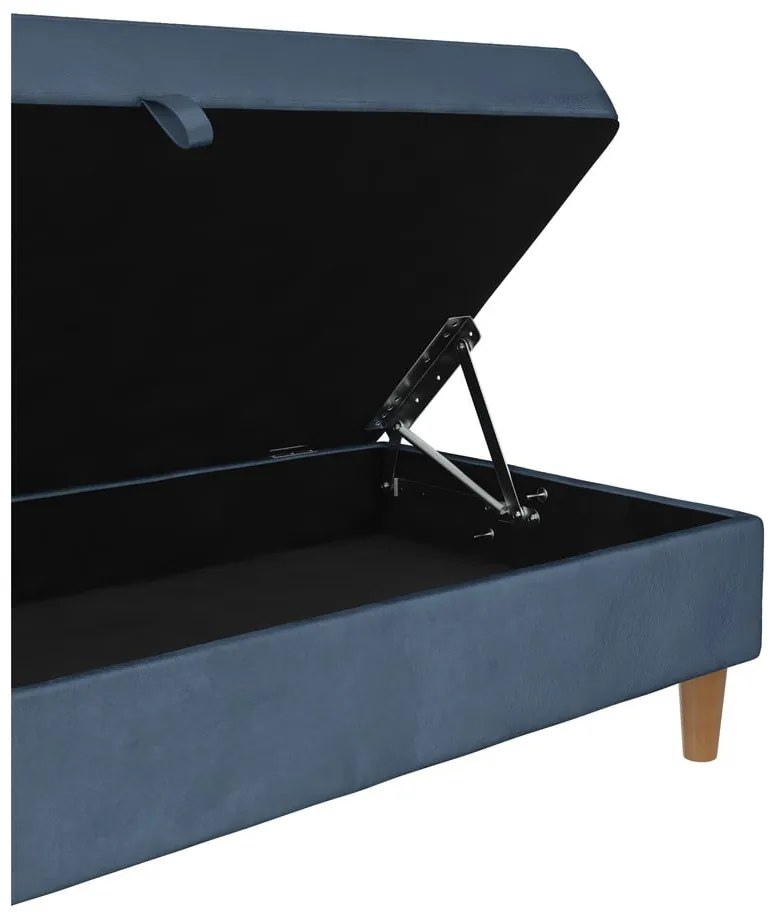 Kék bársony lábtartó Lilly – Støraa