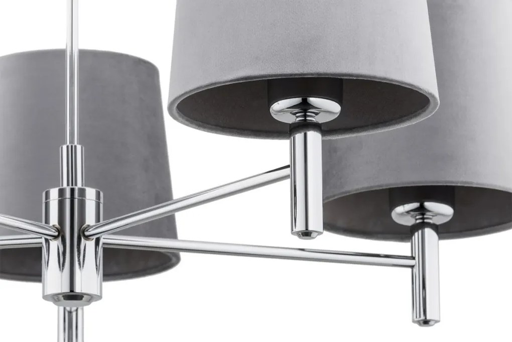 ARGON 2110 BOLZANO PLUS Modern Csillár Fehér, Króm E27 IP20