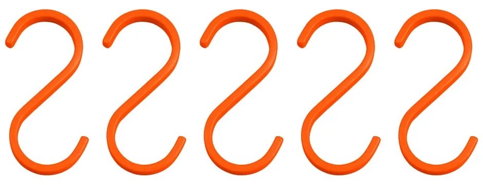 Narancssárga függő fém akasztó szett 5 db-os Hang-it – Mette Ditmer Denmark