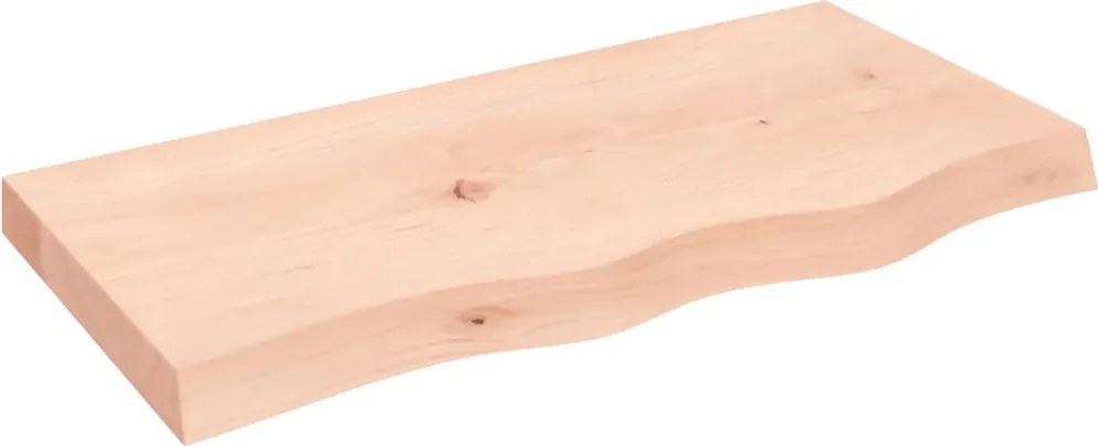 vidaXL kezeletlen tömör fa fürdőszobai pult 80x40x(2-6) cm