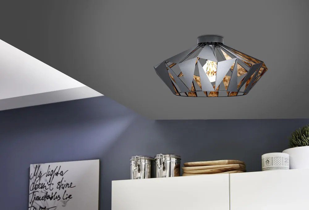 Eglo CARLTON 43399 Plafonlámpa 1x60W/E27