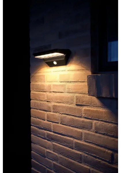 Nordlux AGENA LED 5W 3,7V IP44 napelemes fali lámpa érzékelővel